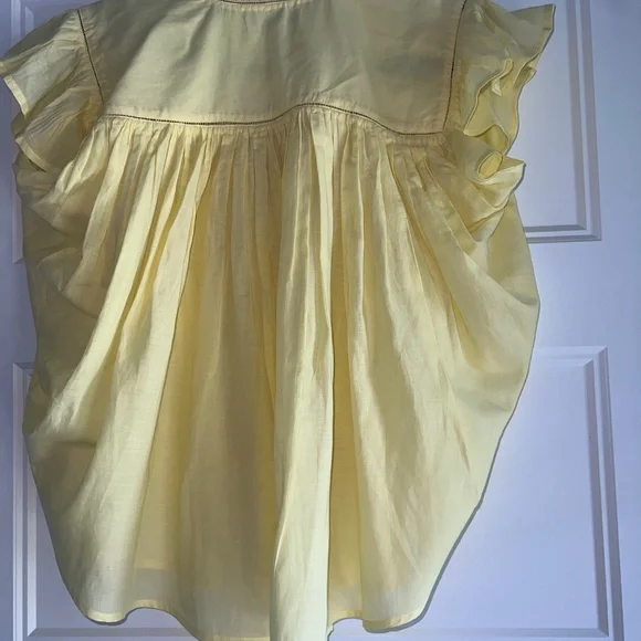 Madewell size small yellow billowy flow top - now in stores - Picture 11 of 12